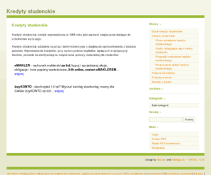 kredyty-studenckie.pl: Kredyty studenckie » Kredyty studenckie
