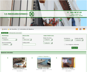 inmobotanico.com: InmoBotanico.com - Inmobiliaria de Islas Canarias
InmoBotanico.com