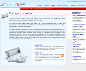 calculatusalario.com: Calcula sueldo salario neto y bruto
Trabajo, calcula tu sueldo. Conoce tu sueldo o salario bruto y neto al negociar con tu empresa o empleado.