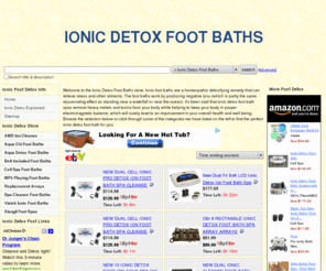 ionicdetoxfootbaths.com: Ionic Detox Foot Baths
Ionic detoxifying foot baths and spas for sale.