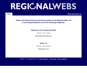 julianmullins.com: Home - Regional Webs Ltd
Web design company based near the Somerset-Dorset border; specialists in e-commerce and content managed web sites