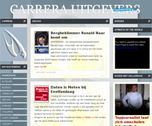 uitgeverijcarrera.nl: Uitgeverij Carrera ::: Sport - Muziek - Fictie - Royalty - Media
De website van Uitgeverij Carrera