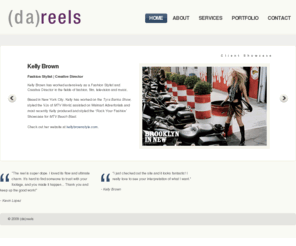 dareels.com: (da)reels
(da)reels offers a one-stop-shop for showcasing your talent. Our media management solutions allow you to take your career to the next level through professional design and production.