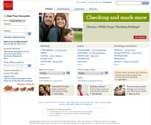 wellsfrago.com: Wells Fargo Home Page
Start here to bank and pay bills online. Wells Fargo provides personal banking, investing services, small business, and commercial banking.