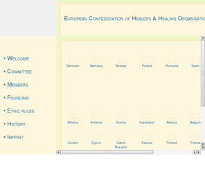 berufsverband-der-heiler.org: ECHO - European Confederation of Healing Organisations
European Confederation of Healing Organisations, Europäische Vereinigung der Heilerorganisationen