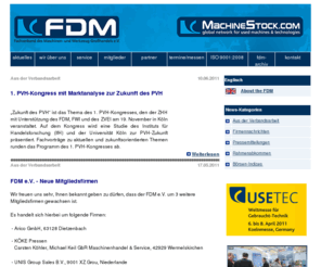 iamm.info: FDM - Fachverband des Maschinen- und Werkzeug- Großhandels e.V. - Wir
denken weiter
FDM - Fachverband des Maschinen- und Werkzeug- Großhandels e.V. - Wir denken weiter 