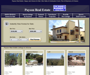 payson-homes-for-sale.com: Payson Real Estate | Gila County Homes for Sale in Payson, Arizona
Instantly view Payson, AZ real estate listings. Find homes for sale in Payson, Arizona including foreclosures, townhomes, houses for sale and more real estate in Gila County.