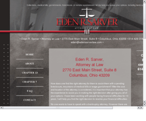 bankruptcyattorneycentralohio.com: Eden R. Sarver Bankruptcy Attorney
Individual and Small Business Bankruptcy Attorney