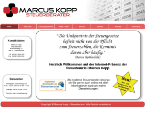 steuerkanzlei-kopp.com: Home
Marcus Kopp Steuerberater Steuerkanzlei Thannhausen Home