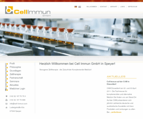 tagesklinik-speyer.com: Cell Immun, Speyer, Zelltherapie, Xenogene Zelltherapie, Komplementär Medizin
Cell Immun GmbH in Speyer - Nutzen durch Qualität!