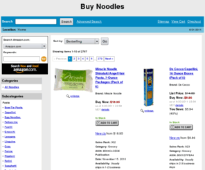 buynoodles.com: Buy Noodles: Buy Noodles,Asian Noodles,Japanease Noodles,Chinese Noodles,Egg Noodles,Spaghetti Online At Decent Prices
Buy Noodles,Asian Noodles,Japanease Noodles,Chinese Noodles,Egg Noodles,Spaghetti Online At Decent Prices (Page 1)