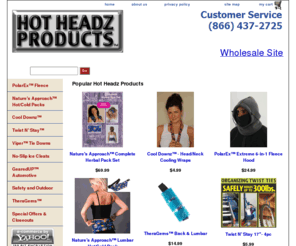 hotheadz.net: Hot Headz International Corporate Website - Hot Headz Products, PolarEx Fleece Apparel, Nature's Approach, Cool Downz
