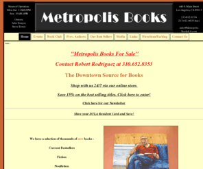 metropolisbooksla.com: Metropolis Books - Home
Metropolis Books Downtown Los Angeles Main Street
Julie Swayze Steve Bowie African American UCLA Historic Core Old Bank District Gallery Row