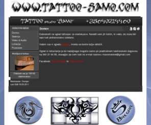 tattoo-samo.com: Domov
model agency template designed by www.joomlatemplatestyle.com 
