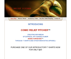 comicreliefpitcher.biz: Welcome to Comic Relief Pitcher - Welcome
Keepin' you in stitches 100 (s)miles per hour!