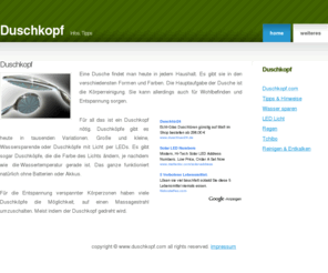 duschkopf.com: Duschkopf  verschiedenste Modelle und Variationen
