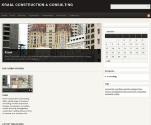 lloydkraal.com: Kraal Construction Management
Kraal  CONSTRUCTION MANAGERS provides Professional management and consulting services for a variety of construction, industrial and real estate development projects.  We serve our clients by acting as their exclusive agent throughout the planning, design and construction phases, helping to ensure that quality, cost and schedule objectives are met. Since our fees are not tied to construction contracts, we are able to make decisions and recommendations strictly with the owner's interests in mind. As a small, service-oriented firm, we pay great attention to detail and make it our goal to produce savings greater than our fees.  We work closely with the client to evaluate design and construction alternatives and establish priorities. We can assist in the selection of architects, engineers and contractors, and we monitor their performance in line with pre-established objectives. A comprehensive development path for the entire project helps quantify schedules, costs and quality concerns, and reduces misunderstandings, errors and costly changes. Our expertise in budgeting, coordination, scheduling, construction, and contracts fills the gaps left by many traditional construction practices. Acting as a liaison with all of the project participants, we provide both oversight and insight on the client's behalf.