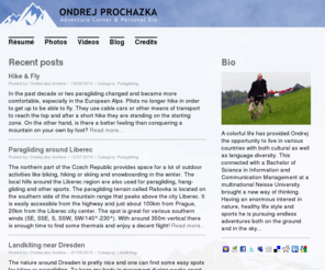 ondrej-prochazka.com: Ondrej Prochazka | Adventure Corner & Personal Bio
