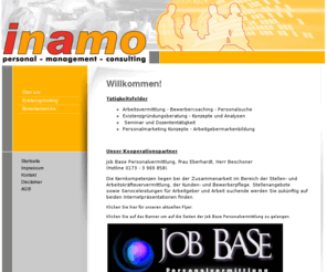 inamo.com: INAMO - Initiative Arbeit und Motivation
Willkommen!