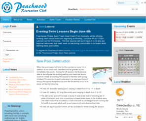 peachwoodrc.com: Peachwood Recreation Club Homepage
Peachwood Recreation Club, Logan Township, NJ, serving the residents of Logan Township, Woolwich Township and Swedesboro as a summer swim club.  Home of the Peachwood Pirates Swim Team, Head Coach Tom Quinnette and Assistant Coach Owen Gechter, swimming in the Suburban Swim Association of South Jersey.