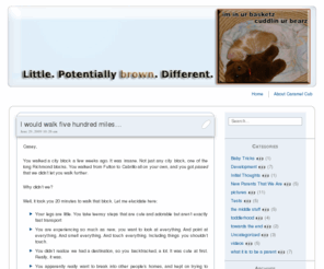 caramelcub.com: little.  potentially brown.  different.
Just another WordPress weblog