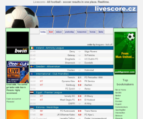 Livescore cz deals yesterday football results