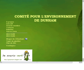 cedunham.org: ComitÃ© Environnemental de Dunham
ComitÃ© Environnemental de Dunham