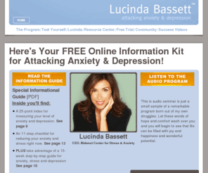 freestressinfo.com: FREE Online Information Kit for Attacking Anxiety & Depression!
