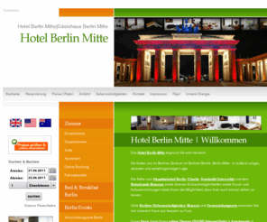 gaestehaus-berlin-mitte.de: Hotel Berlin Mitte
Hotel Berlin Mitte | Gästehaus Berlin Mitte: Ihr Hotel in Berlin Mitte: nahe Hauptbahnhof Berlin, Charite, Brandenburger Tor