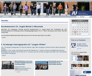 ju-hsk.de: Junge Union Kreisverband HochsauerlandStartseite
Junge Union Hochsauerland - Die Webseite der Jungen Union