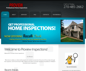 proviewinspections.info: Proview Professional Home Inspections - Home
PROVIEW Professional Home Inspections