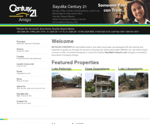 sayulitacentury21.com: Sayulita Real Estate
Houses, condos, developments, lands and lots, for rent and sale, Sayulita