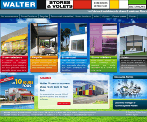 walter-store.com: WALTER-STORES : Accueil
Bienvenue sur le site de Walter Stores,le fabricant installateur de stores en Alsace.