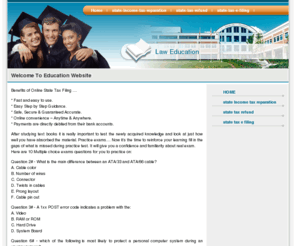 2009statetax.com: Education
Education