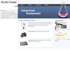 excel.pl: Studio Excel
Studio Excel - projektowanie serwisów www, multimedia, identyfikacja wizualna, sesje fotograficzne.