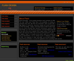 flash-design.org: Flash design - all about flash animation, flash programs, flash resources
Flash design, all about flash disign, flash resources of the web