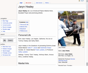 jarynhealey.com: jarynhealey.com
Grandson of Seishindo Kenpo founder Grand Master Frank Landers