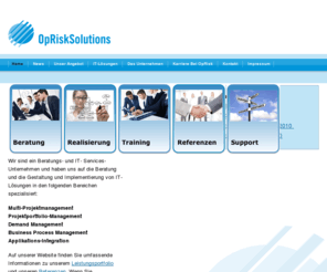 opriskexperts.com: OpRiskSolutions International Ltd. - Startseite
Management operationaler Risiken; IT-Portfolio-Management; Projektmanagement