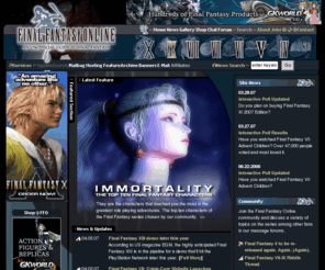 ffonline.com: Final Fantasy Online - An Unofficial Guide to Final Fantasy
One of the largest and most respected Final Fantasy information portals online.