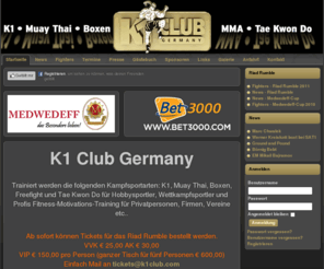 k1germany.info: Willkommen
K1 Club Germany ist ein Projekt von Isa Topal – K1-Profi/Trainer und Kudret Tepik – Tae Kwon Do-Weltmeister/Trainer