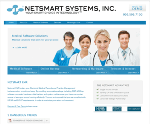 netsmartemr.com: EMR Medical Software Solutions - Online Data Backup - Networking and Hardware - Telecom and Internet
Netsmart Systems Inc, EMR Solutions