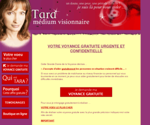 tara-voyance.net: Tara-médium et visionnaire
Faites votre demande de voyance en ligne gratuitement et recevez rapidement les résultats médiumniques de la voyante Tara. Discrétion garantie.