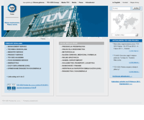 tuevpolska.org: TÜV SÜD Polska - ISO 9001, ISO 22000, ISO 14001, OHSAS, szkolenia ISO 9001, auditor, nadzór budowlany, inspekcje, inspektor budowlany, audit energetyczny
TÜV SÜD Polska jest częścią międzynarodowej organizacji specjalizującej się w certyfikacji, ekspertyzach technicznych, testach, inspekcjach  oraz szkoleniach. Logo firmy w postaci niebieskiego oktagonu jest przez niemal 150 lat symbolem solidności, bezpieczeństwa i jakości produktów oraz usług./> 
<meta name=
