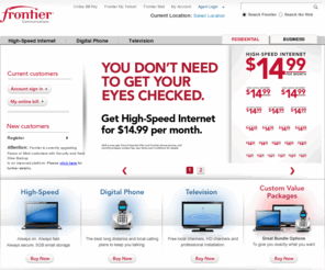 unlimitedeverywhere.com: Frontier
Frontier Communications Company, one of the nation's largest independent providers of telecommunications services. Known to our customers by the brand name of Frontier, we provide residential and business subscribers throughout the United States with local and long-distance telephone service, Internet access and satellite TV