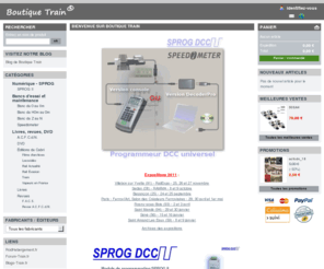 boutique-train.biz: Boutique Train - Accueil
Programmez vos décodeurs via votre ordinateur avec le SPROG, testez vos locomotives sur les bancs d'essai Bachrus. Distributeur SPROG, Bachrus, etc.