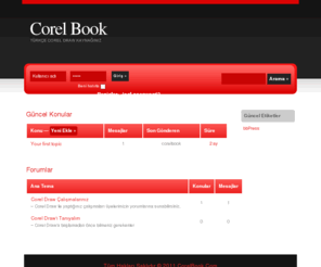 corelbook.com: .:.:CorelBook:.:. Türkçe CorelDraw Kaynağınız
türkçe coreldraw kanyak siteniz