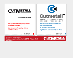 cut-metall.com: CutMetall KOMPONENTEN GMBH : Bamberg : Der Spezialist für Recyclingmesser & Verschleissteile
Cutmetall KOMPONENTEN GMBH – Bamberg: Der Spezialist für Recyclingmesser & Verschleissteile