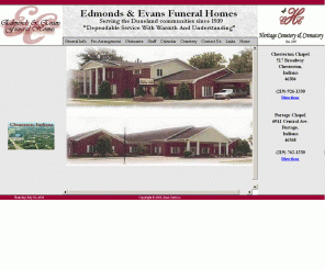 Edmonds And Evans Funeral Home Portage Edmonds And Evans Funeral Home Portage