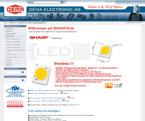 minizeni.de: High Brightness / High CRI 80+ LED Lighting
DEMA AG - High Brightness / High CRI 80+ LED Lighting