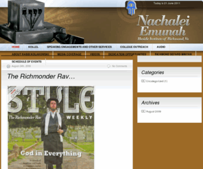 nachaleiemunah.org: Nachalei Emunah Hasidic Institute of Richmond Virginia
